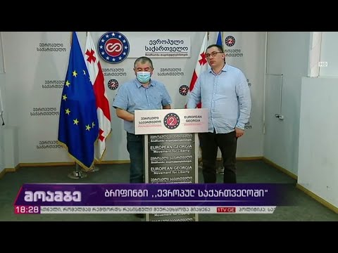 ბრიფინგი „ევროპულ საქართველოში“